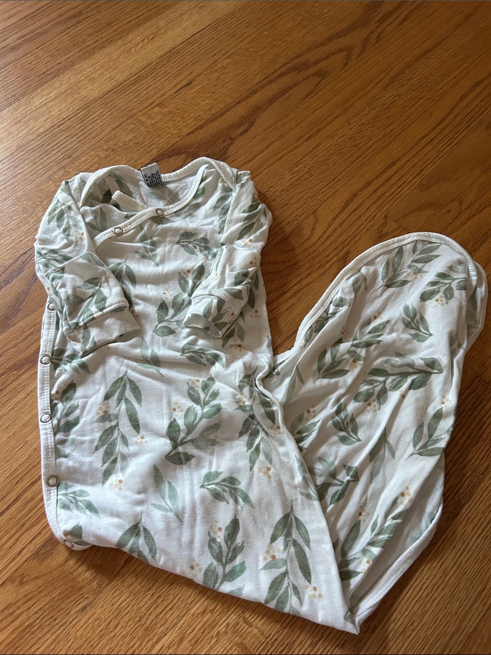 Copper Pearl Newborn Knot Onesie